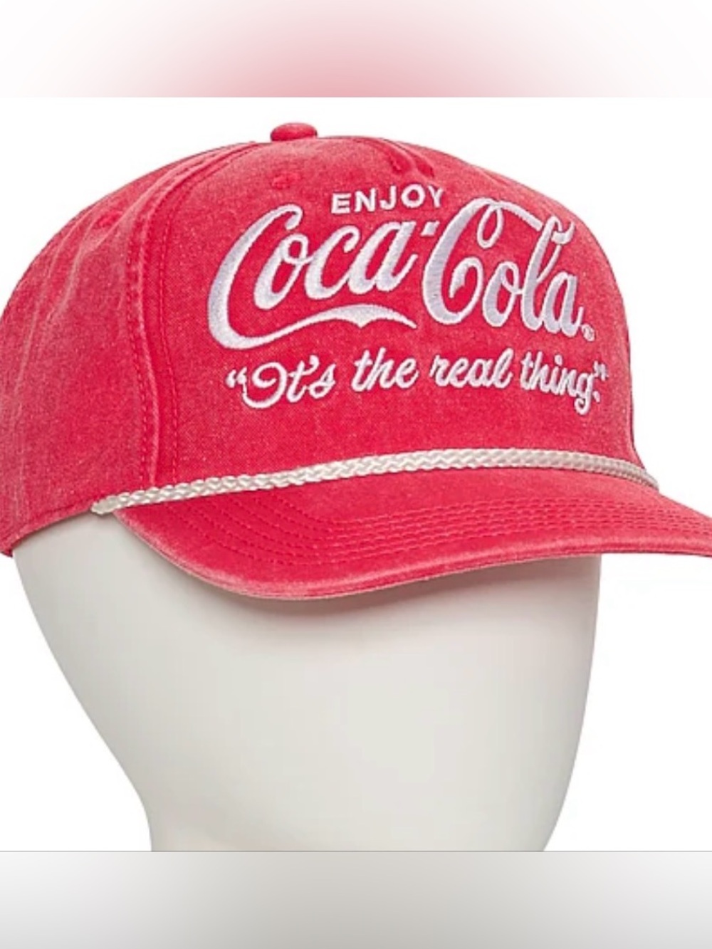 NWT MAD ENGINE MEN'S COCA COLA EMBROIDERED BASEBALL HAT